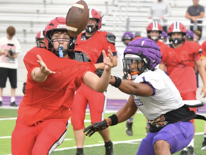 Mifflin County-Juniata football scrimmage